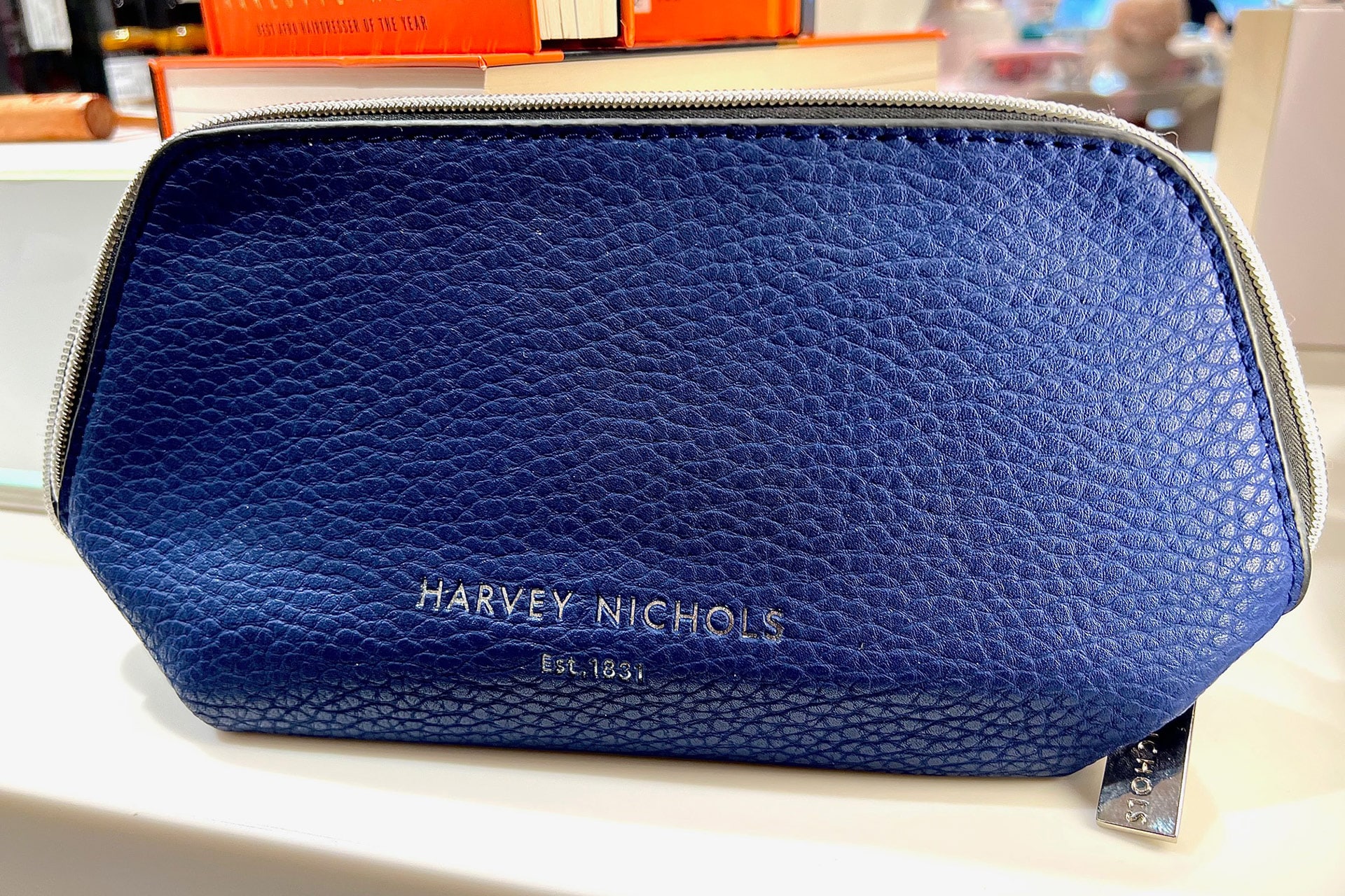 Small Navy Cosmetic Case