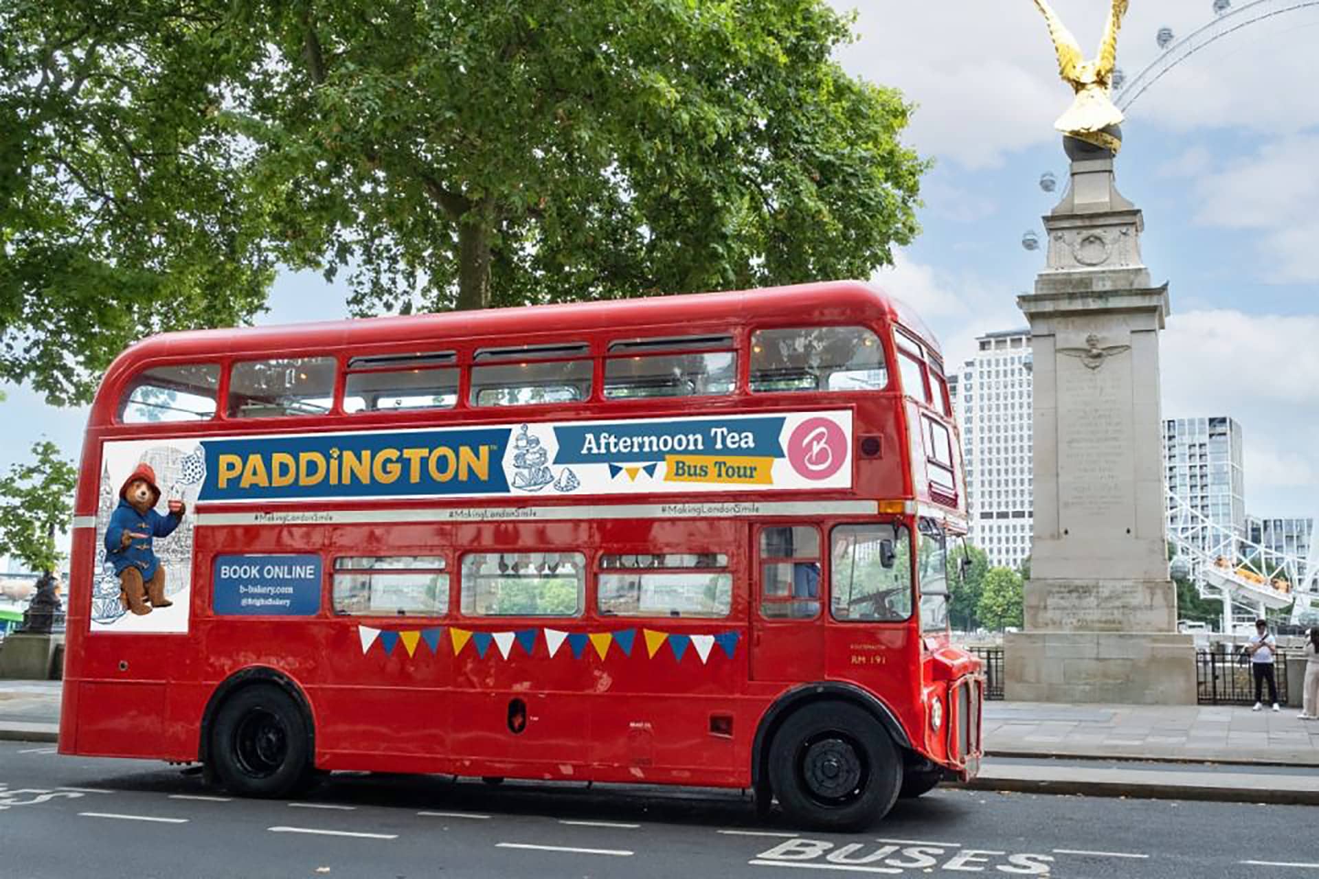 Paddington Bear Afternoon Tea Bus with Audio Guide