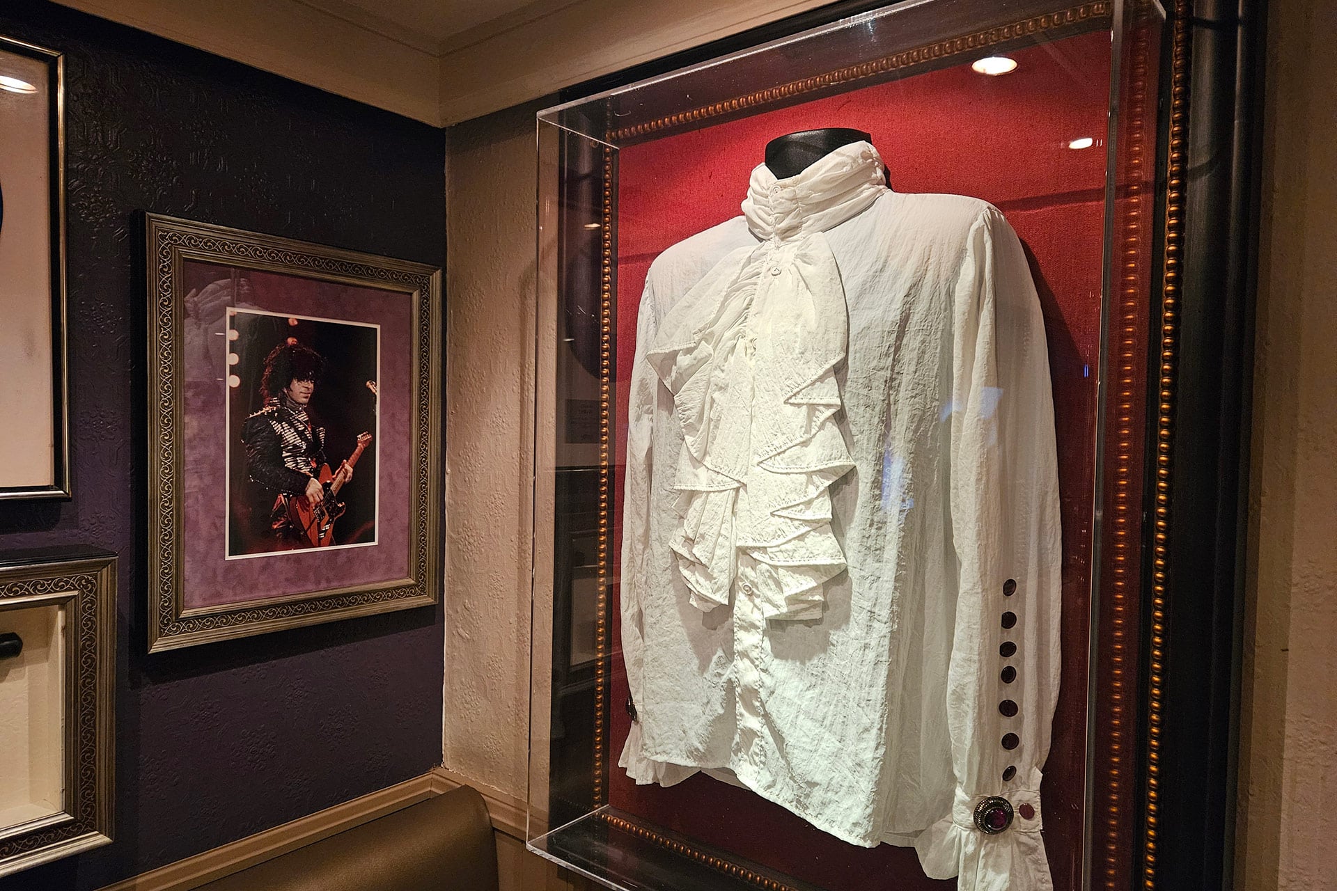 Prince's shirt Hard Rock Cafe London