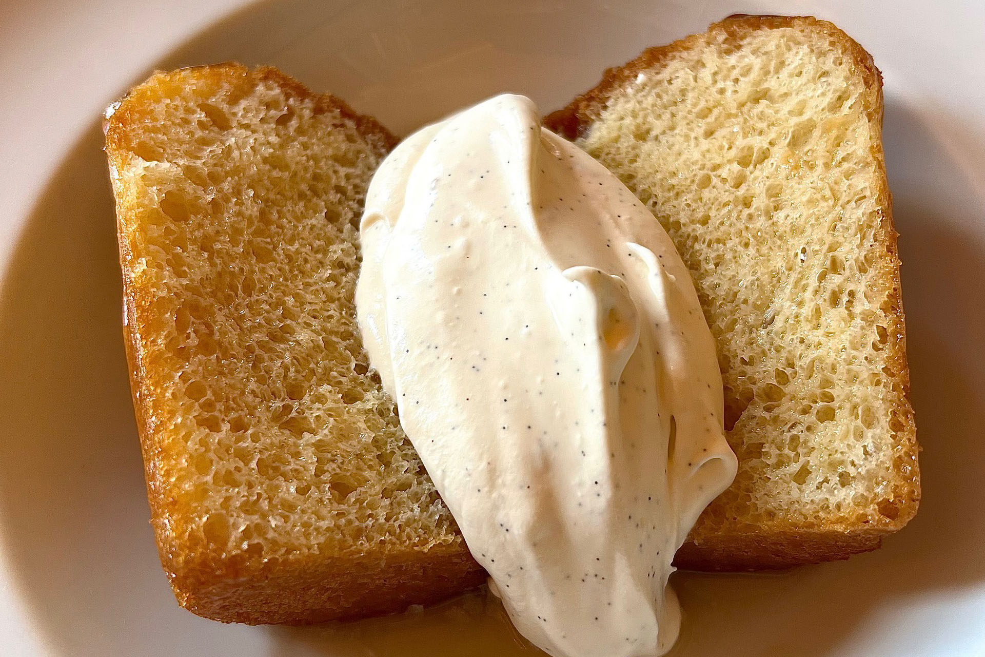 Baba au Rhum, Cask Aged Rum and Cream Chantilly