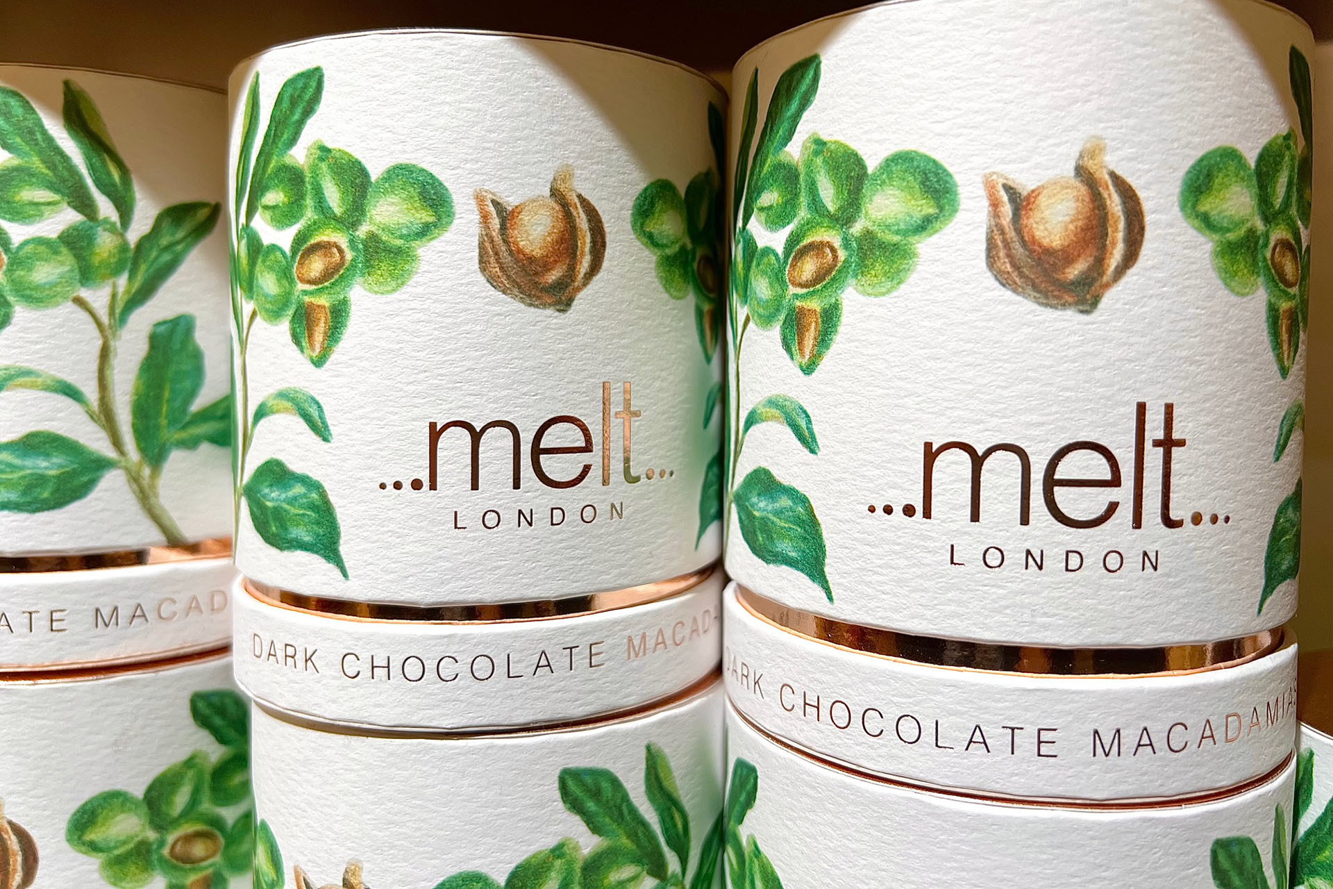 Melt London Dark Chocolate Coated Macadamia