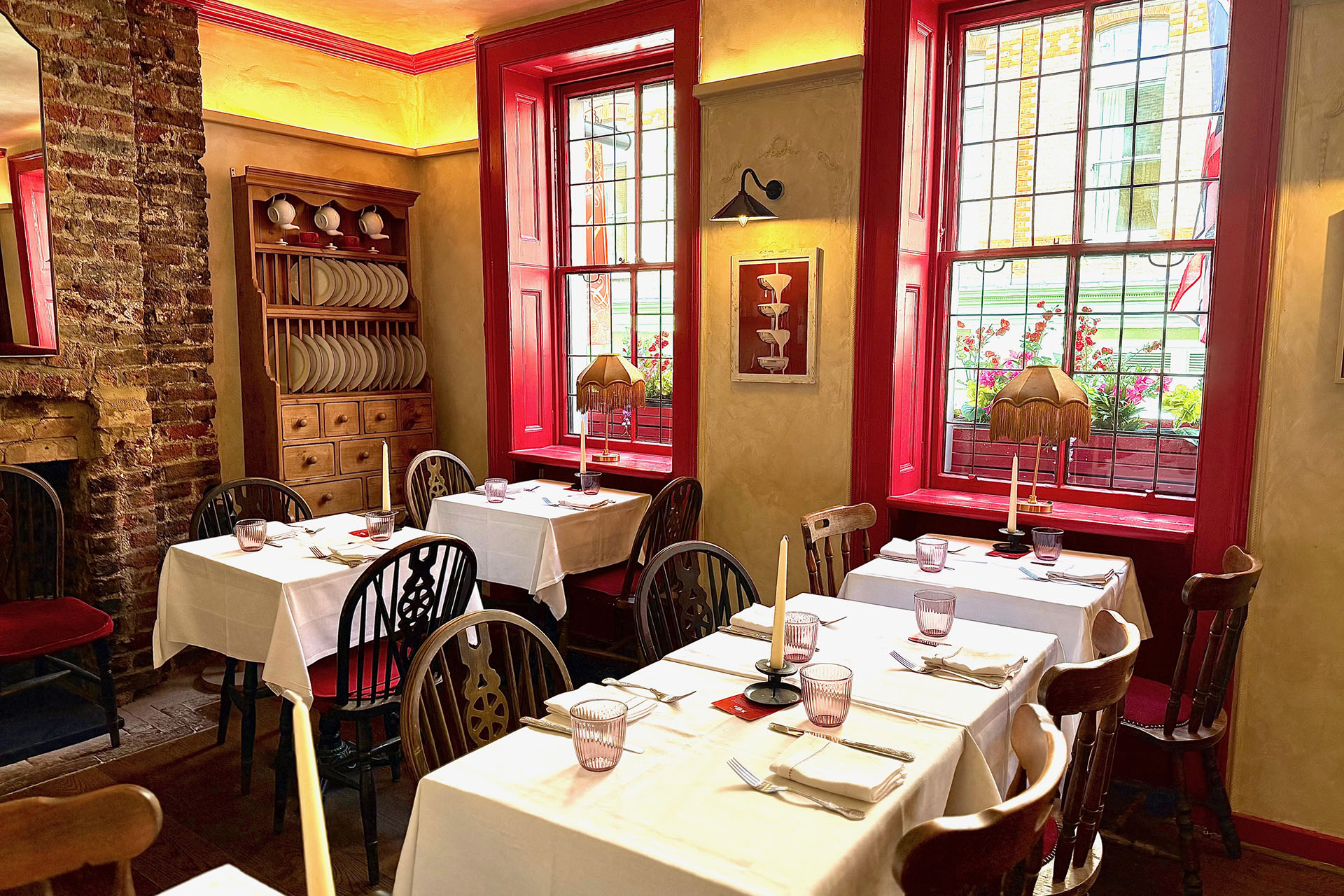 Upstairs dining area - Newman Arms