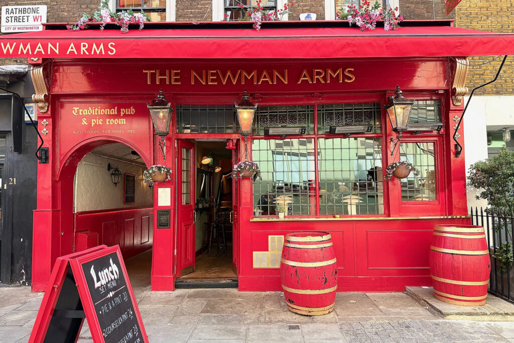 Classic Pies and Proper Pints at Fitzrovia’s Iconic Newman Arms