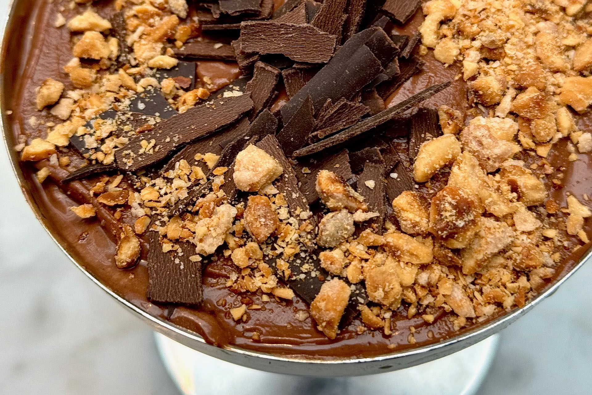 Valrhona milk chocolate mousse